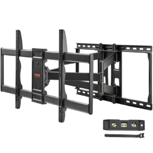 Full Motion TV Mount Fit for 26-90in TVs Swivel Tilt Horizontal Adjustment TV Wall Mount Bracket W/ Articulating Arms