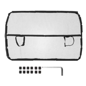 Dog Car Barrier Car Divider for Front Seats Vehicle Pet Barrier with See Through Net Mesh Universal-Fit Dog Car Barrier