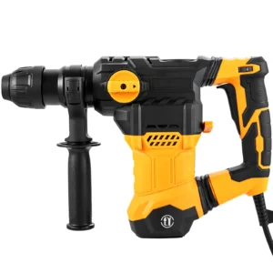 1500W Rotary Hammer Drill Max Drilling 32mm 4 Modes Plus Corded Demolition Chipping Metal Concrete Breaker Jackhammer
