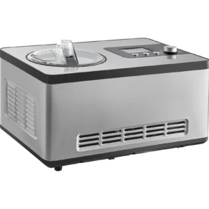 Automatic Ice Cream Maker with Built-in Compressor 2 Quart No Pre-freezing Fruit Yogurt Machine Electric Sorbet Maker