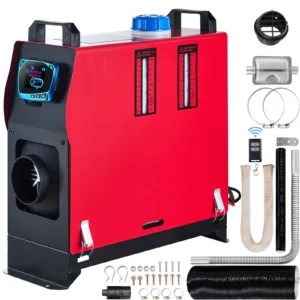 8KW 12V Car Heater Diesel Air Heater All in One with Silencer for Bus Trailer RV Various Diesel Vehicle Parking Heater